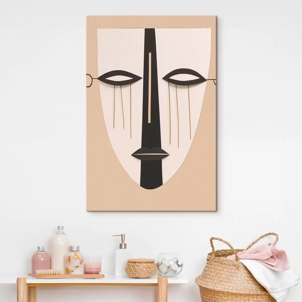 Paveikslėlis Geometrinis abstraktus veidas s45083