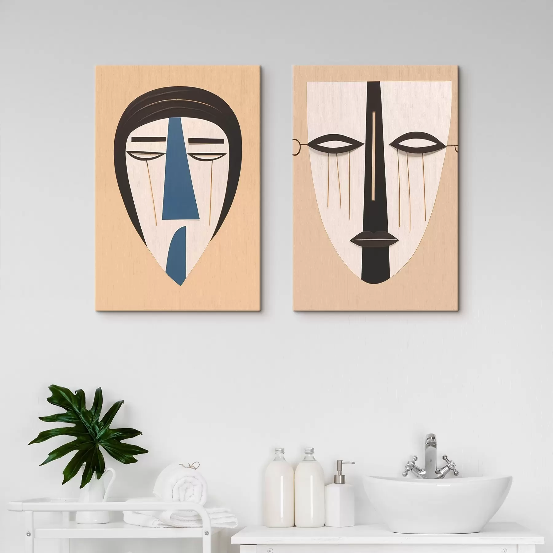 Paveikslėlis Abstraktūs veidai m00500