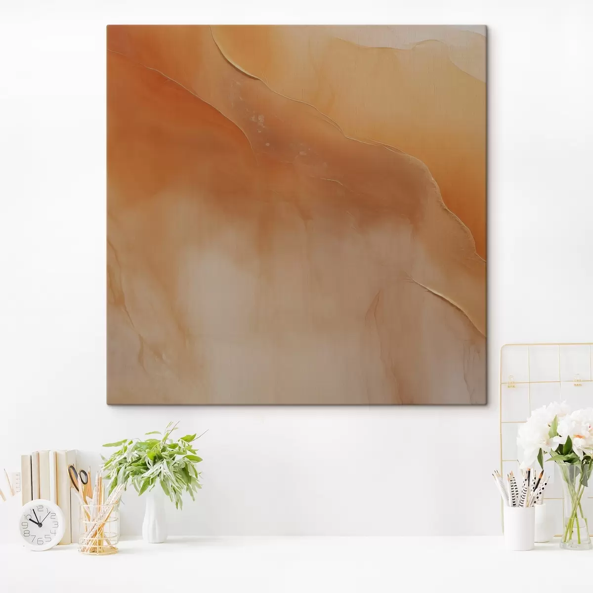 Paveikslėlis žemės atspalviai, minkšti sluoksniai, minimalus, akvarelės stilius, abstraktus judėjimas, ramybė s45107