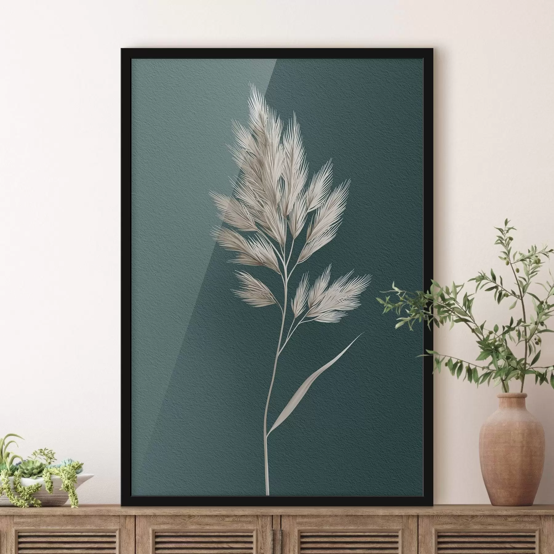 Fototapetai sausas augalas, siluetas, ekologiškas, lapai, žolelės, neutralus, paprastas, tekstūra f45092