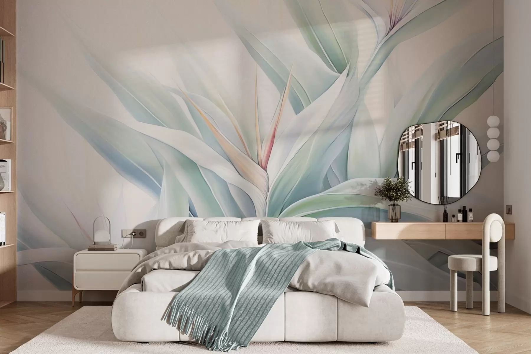 Fototapetai Strelitzia lapija w04264