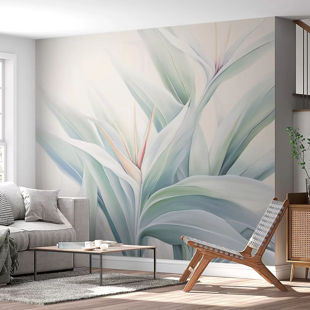 Fototapetai Strelitzia lapija w04264