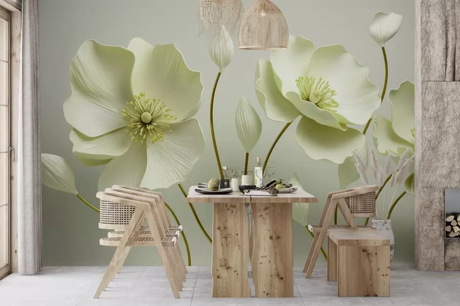 Fototapetai Grakščios gėlės w04248v2