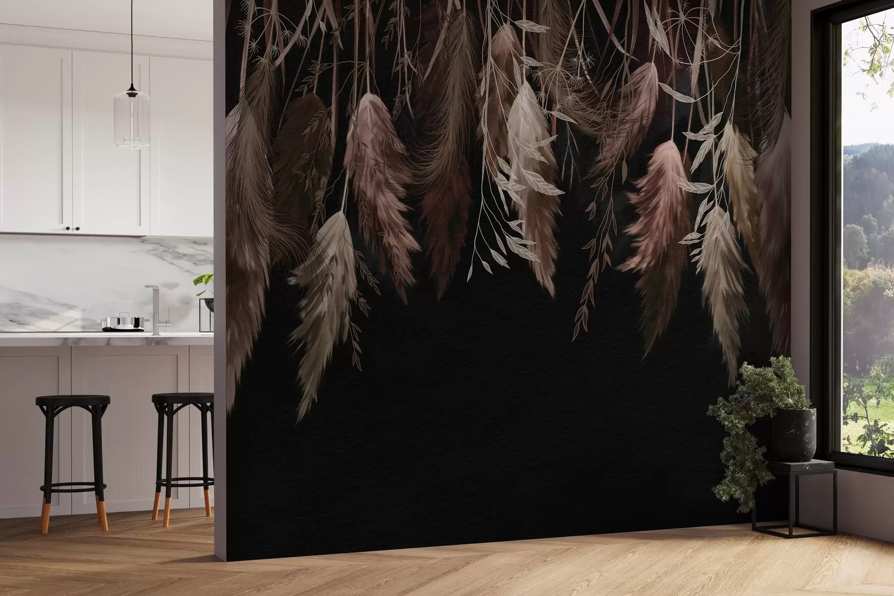 Fototapetai Džiovinti gėlių žiedai w04253v1