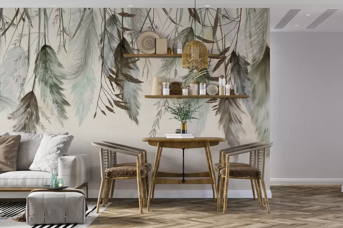 Fototapetai Džiovinti gėlių žiedai w04253v2