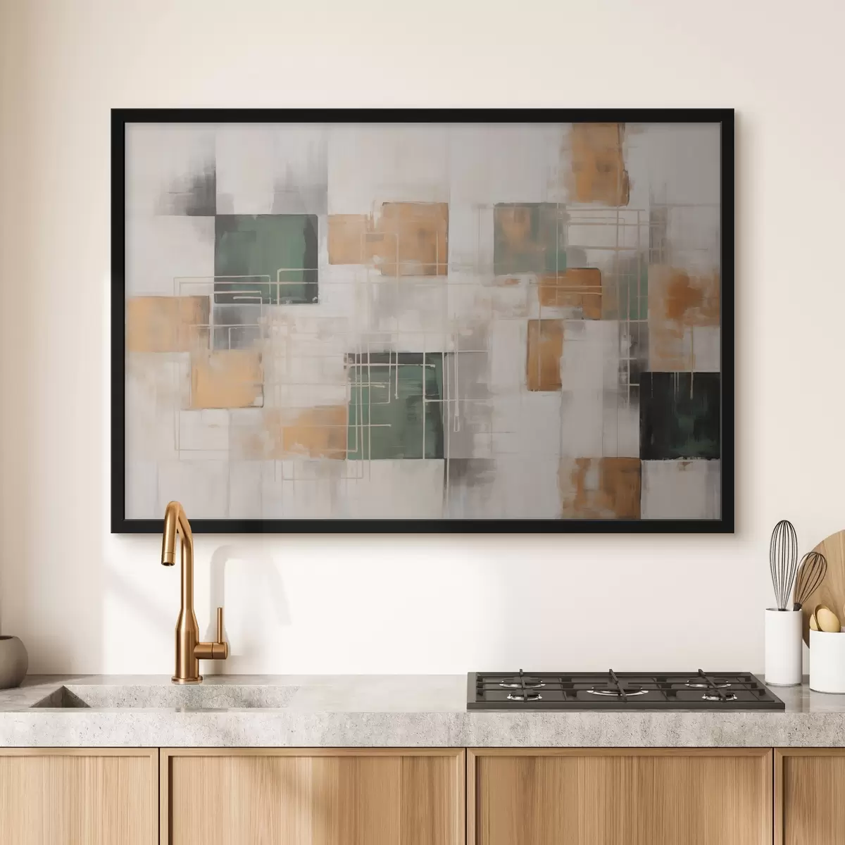 Plakatas Geometrinė abstrakcija f45121