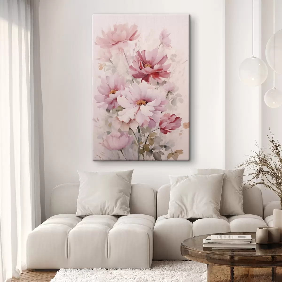 Paveikslėlis Gėlių puokštės imitacijos tapyba s45120