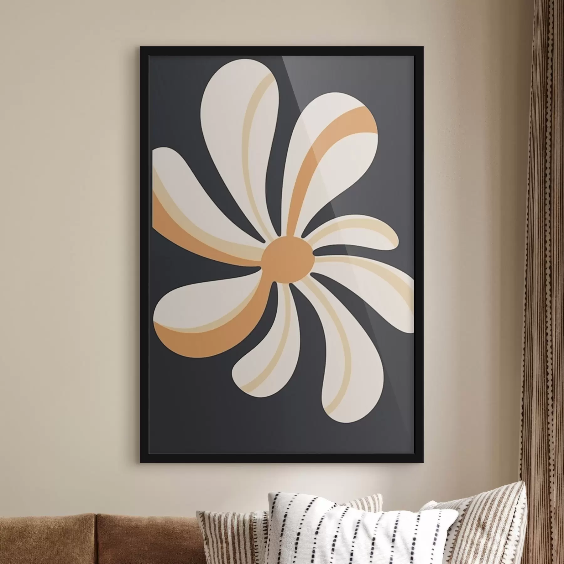 Fototapetai Stilizuota gėlė f45151