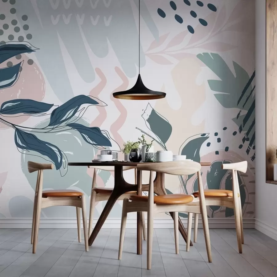 Fototapetai Abstraktūs lapai w04281v1