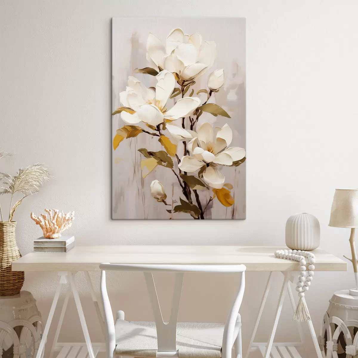 Paveikslėlis Abstrakti šaka su magnolijomis s44300