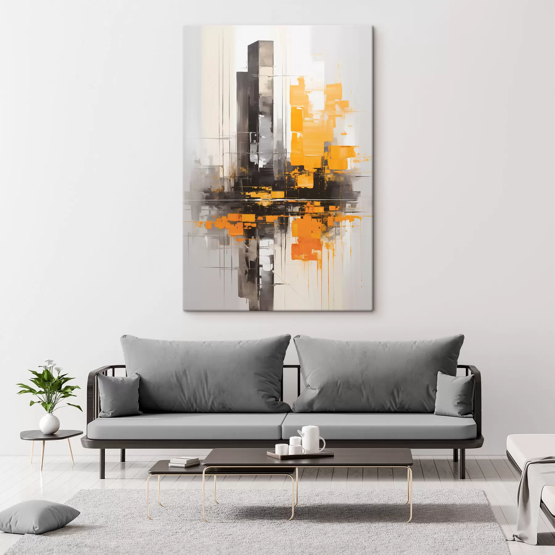 Paveikslėlis Abstrakcija su dangoraižiais s45162