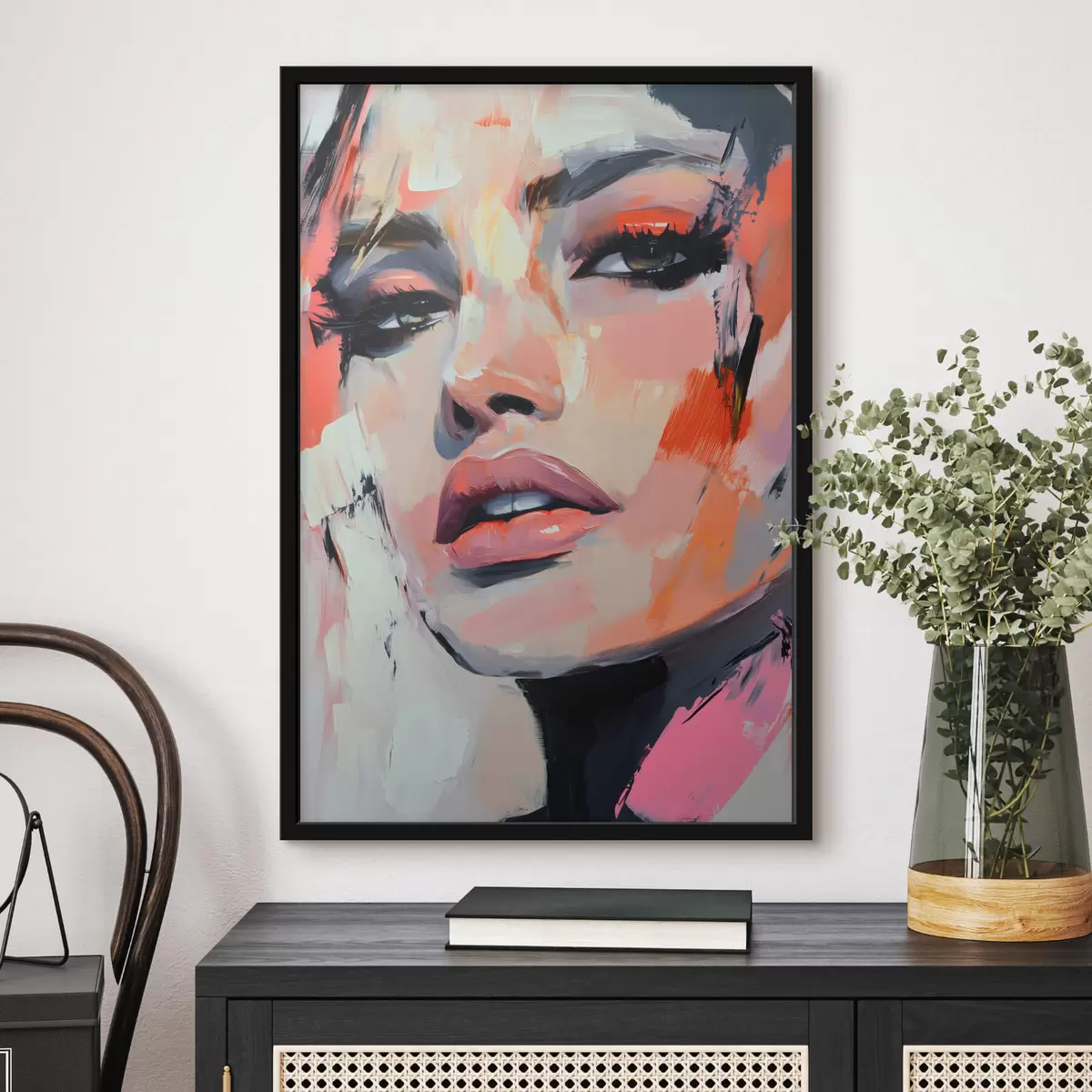 Plakatas Moters portretas f45135