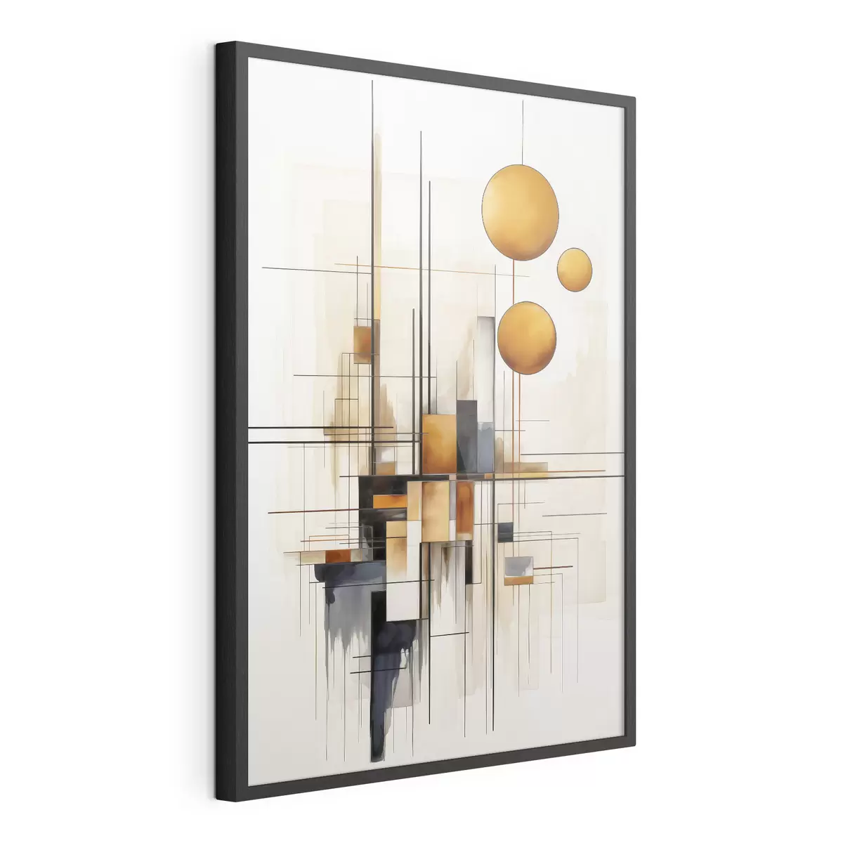 Plakatas Ochros rutuliai ir linijos f45159