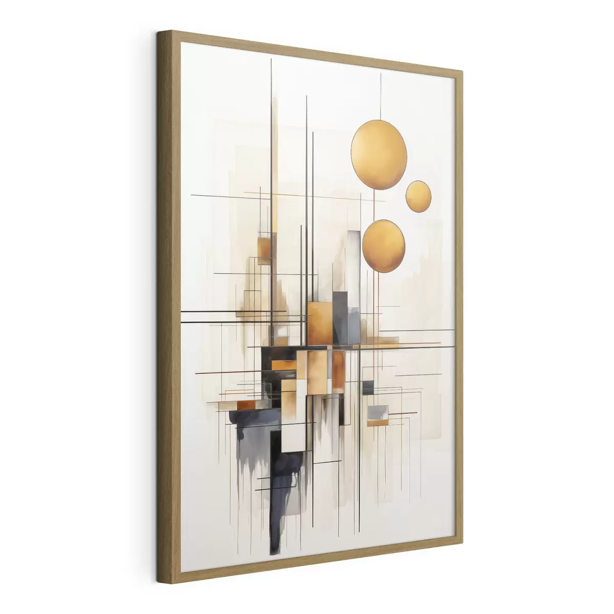 Plakatas Ochros rutuliai ir linijos f45159