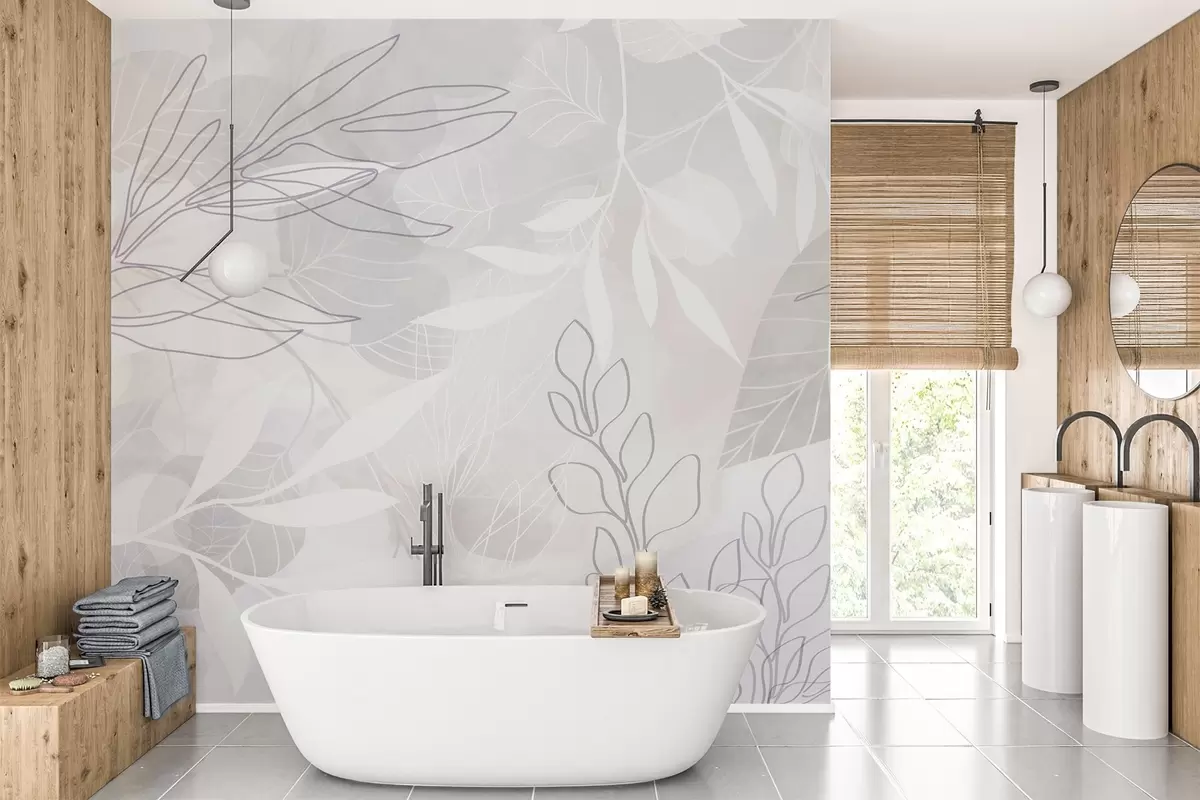 Fototapetai Augalų abstrakcija w04297v1