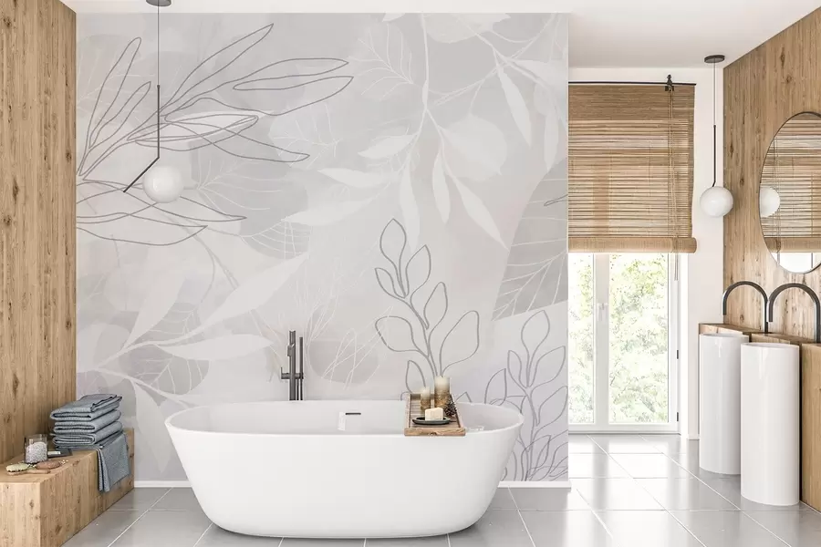 Fototapetai Augalų abstrakcija w04297v1