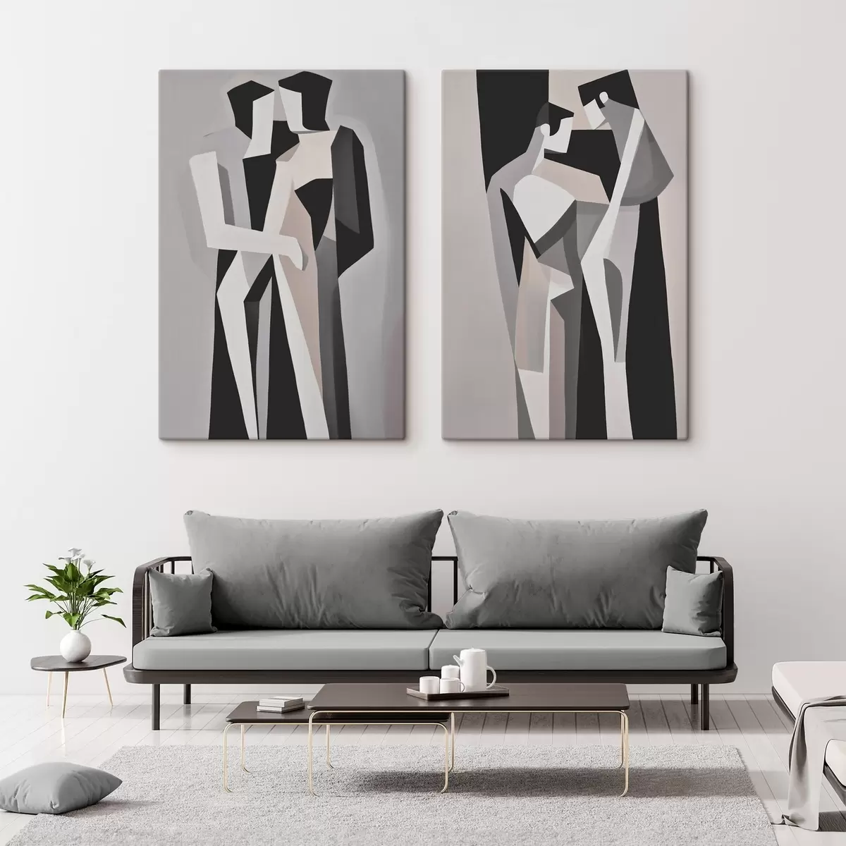 Paveikslėlis Abstrakčios geometrinės poros m00517
