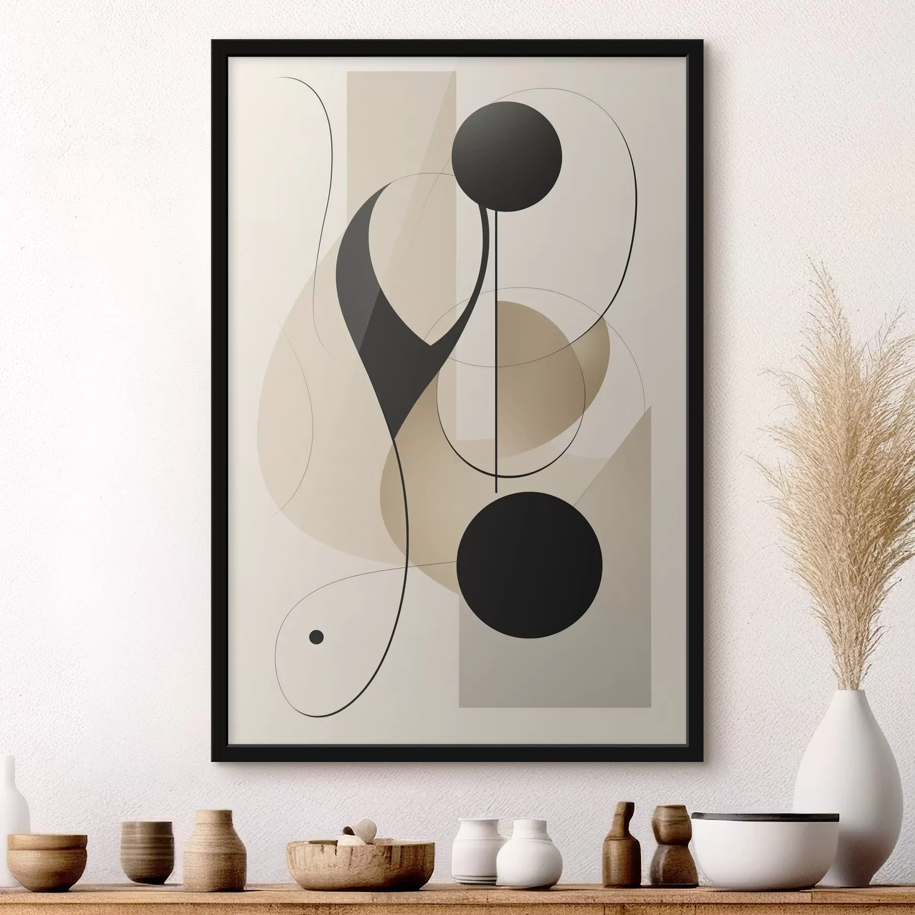 Fototapetai Abstrakčios kreivės ir formos f45197