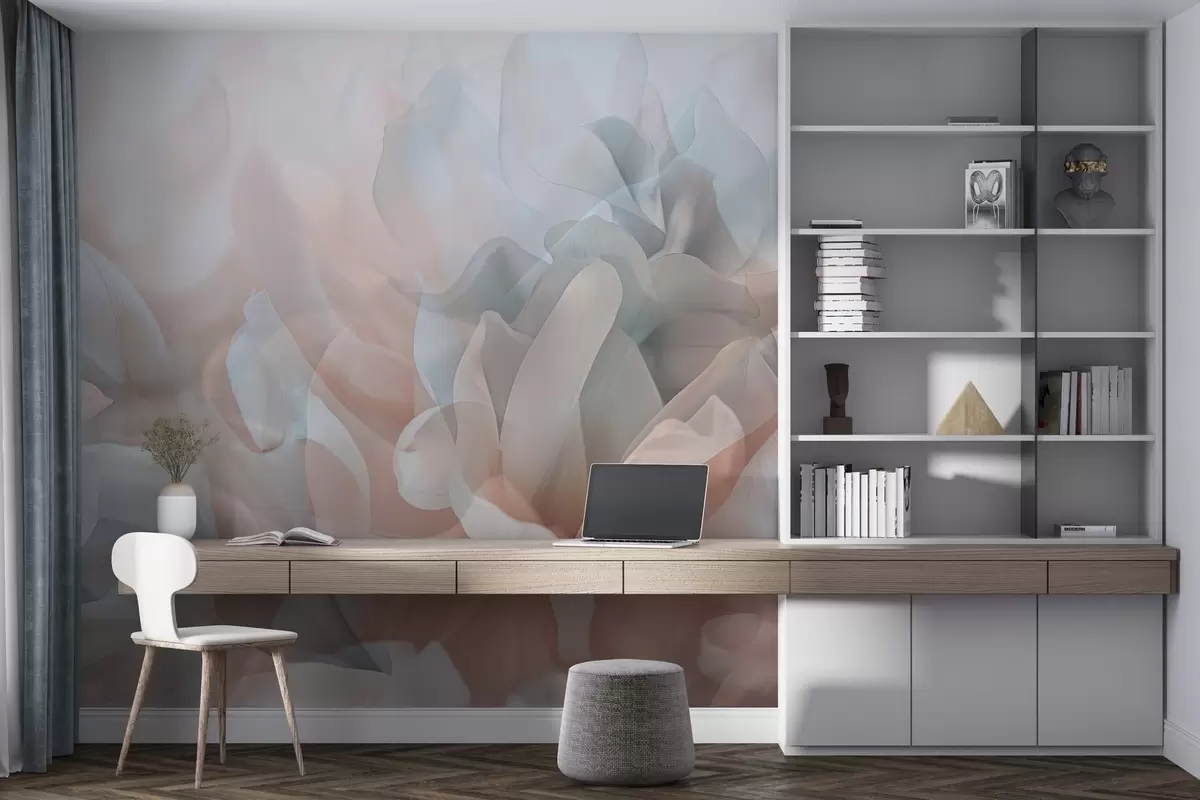 Fototapetai Pusiau permatomos gėlės w04320v1 - Uwalls.lt Fototapetai Pusiau permatomos gėlės w04320v1