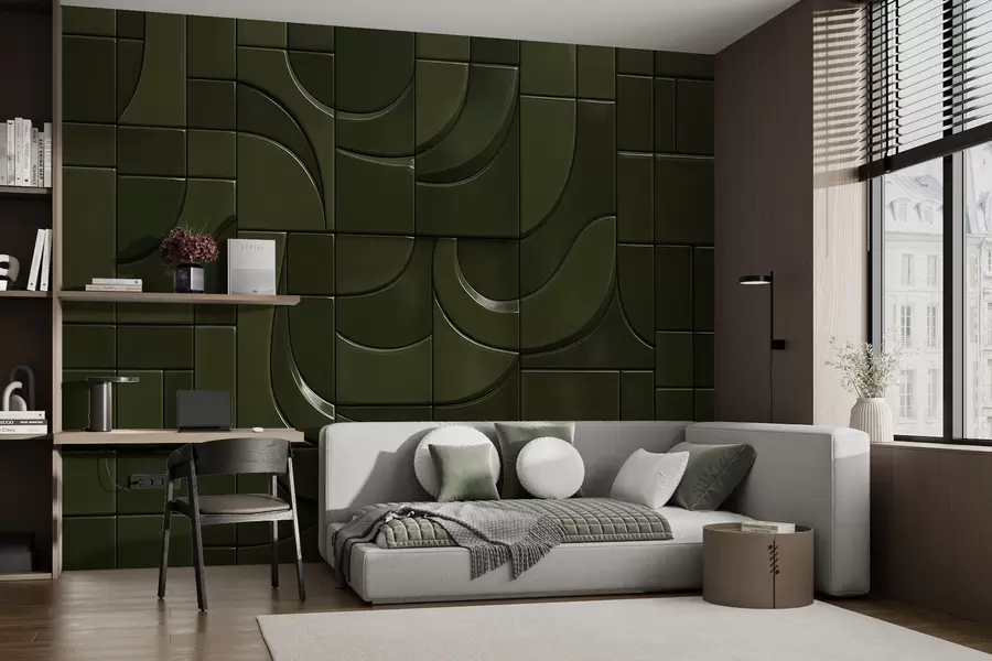 Fototapetai Blizgių plokščių imitacija w04325