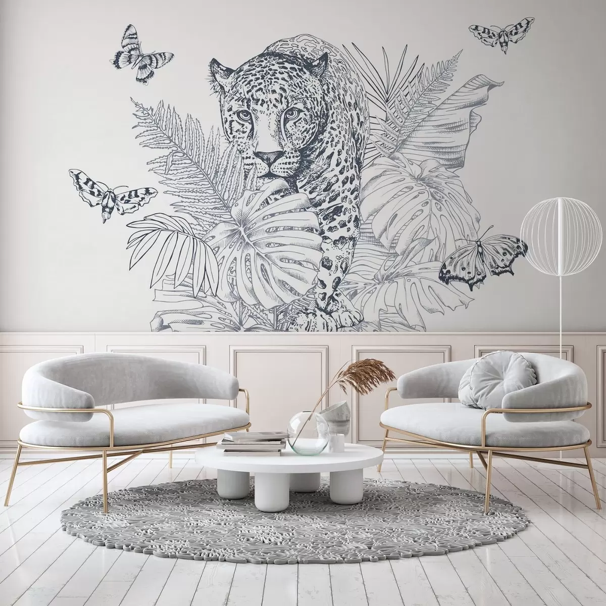 Fototapetai Leopardas w04358