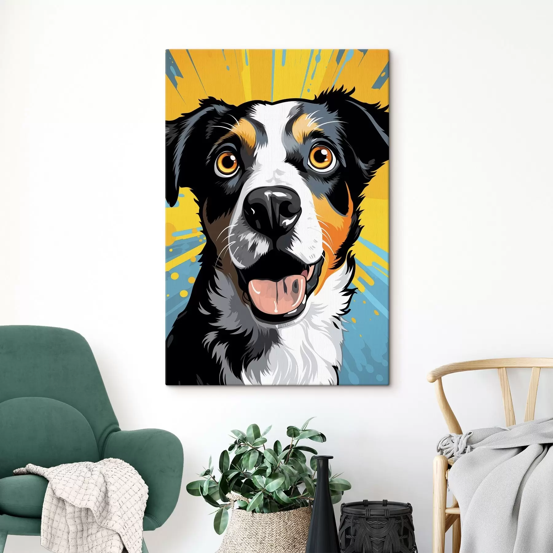 Paveikslėlis Laimingas šuo Pop Art s45279