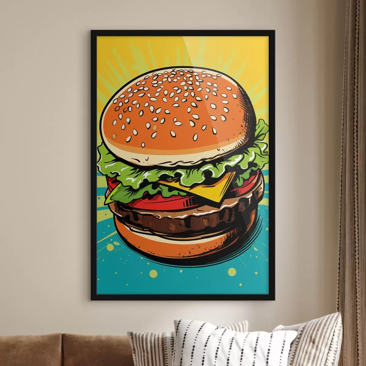 Plakatas Burgeris f45277