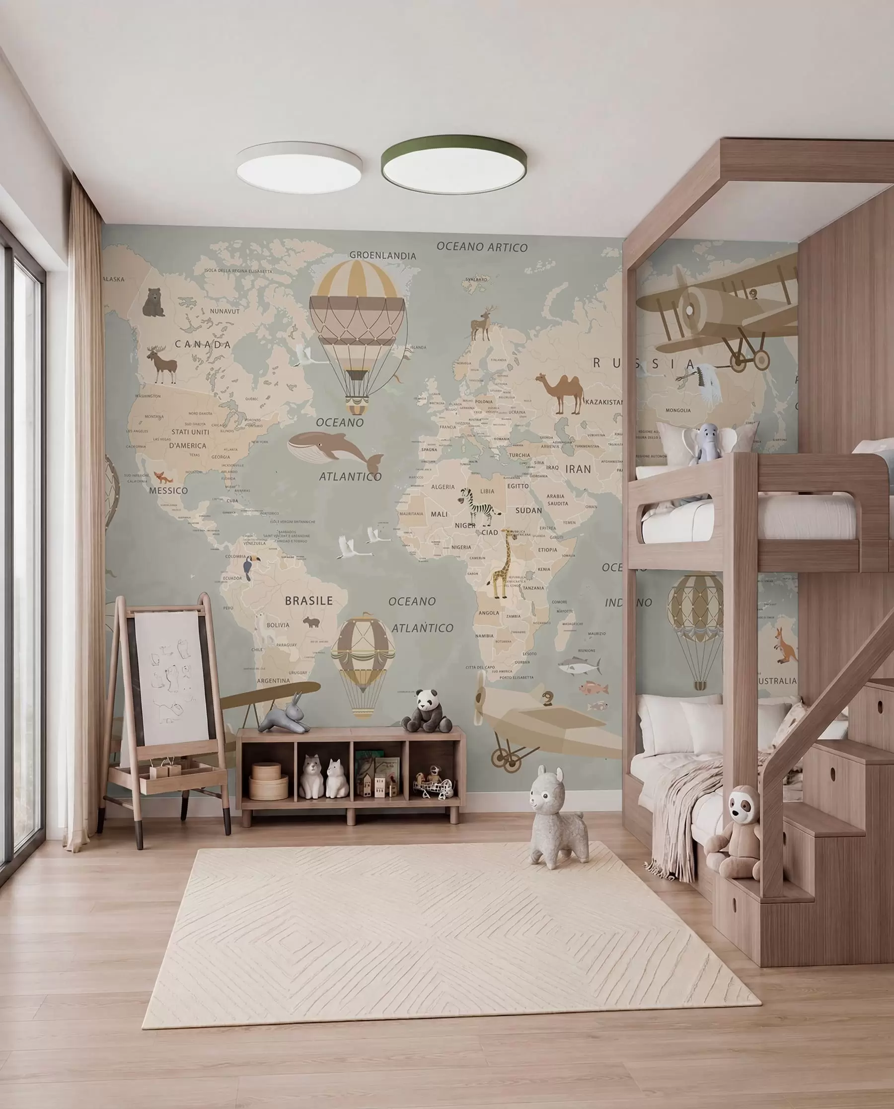 Fototapetai Mažasis atlasas italų kalba u79997