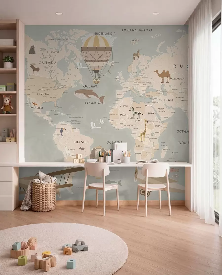 Fototapetai Mažasis atlasas italų kalba u79997