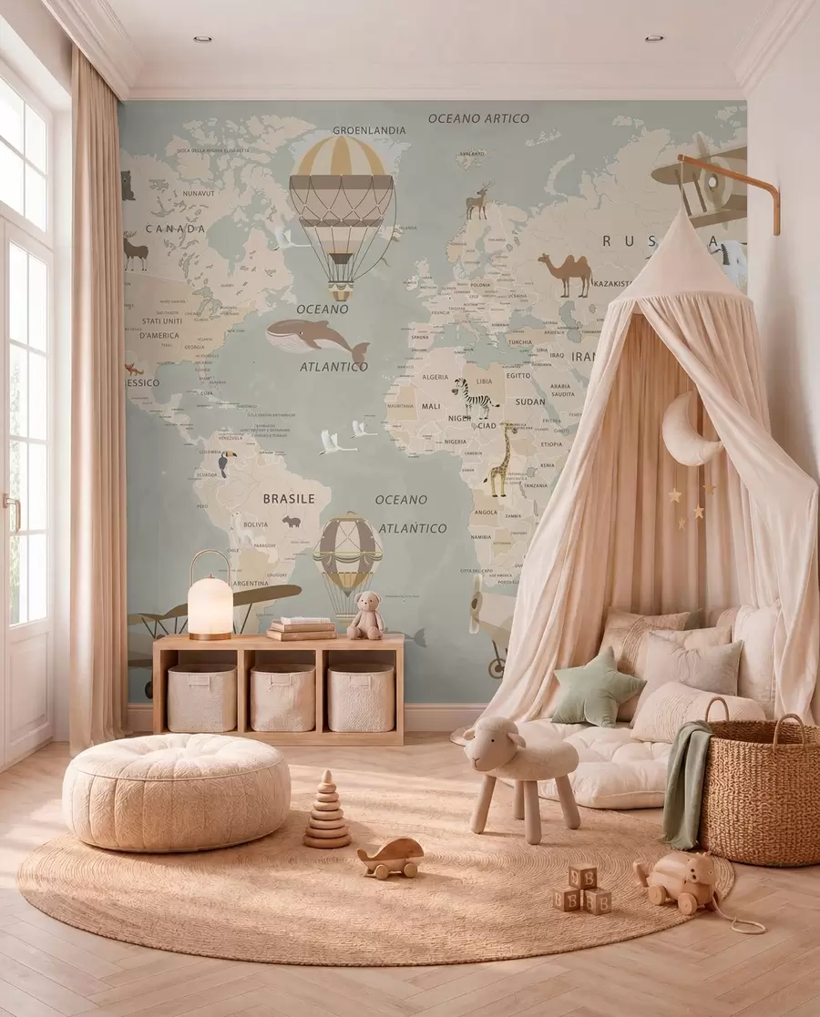 Fototapetai Mažasis atlasas italų kalba u79997