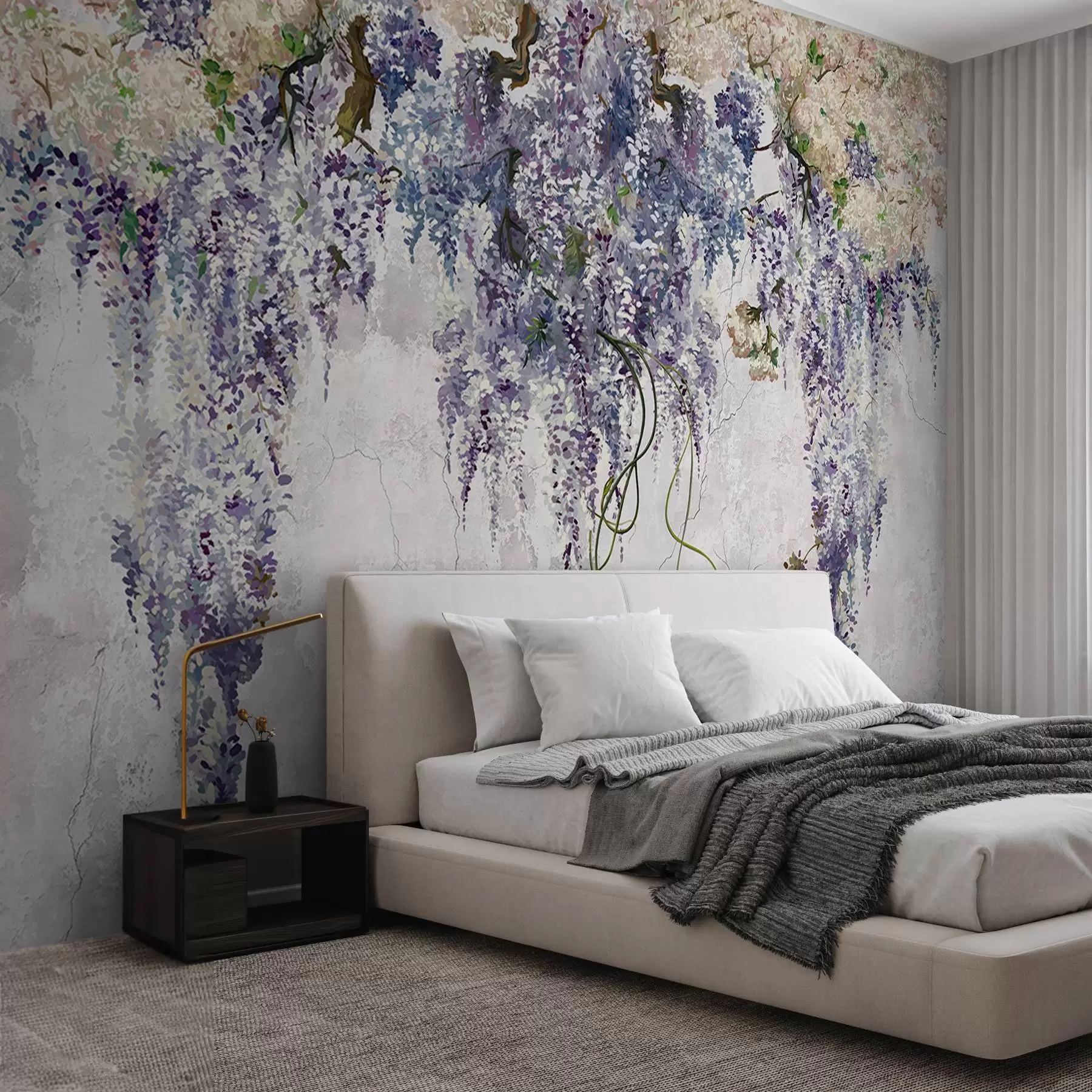 Fototapetai Šakos alyvų Boho u71720