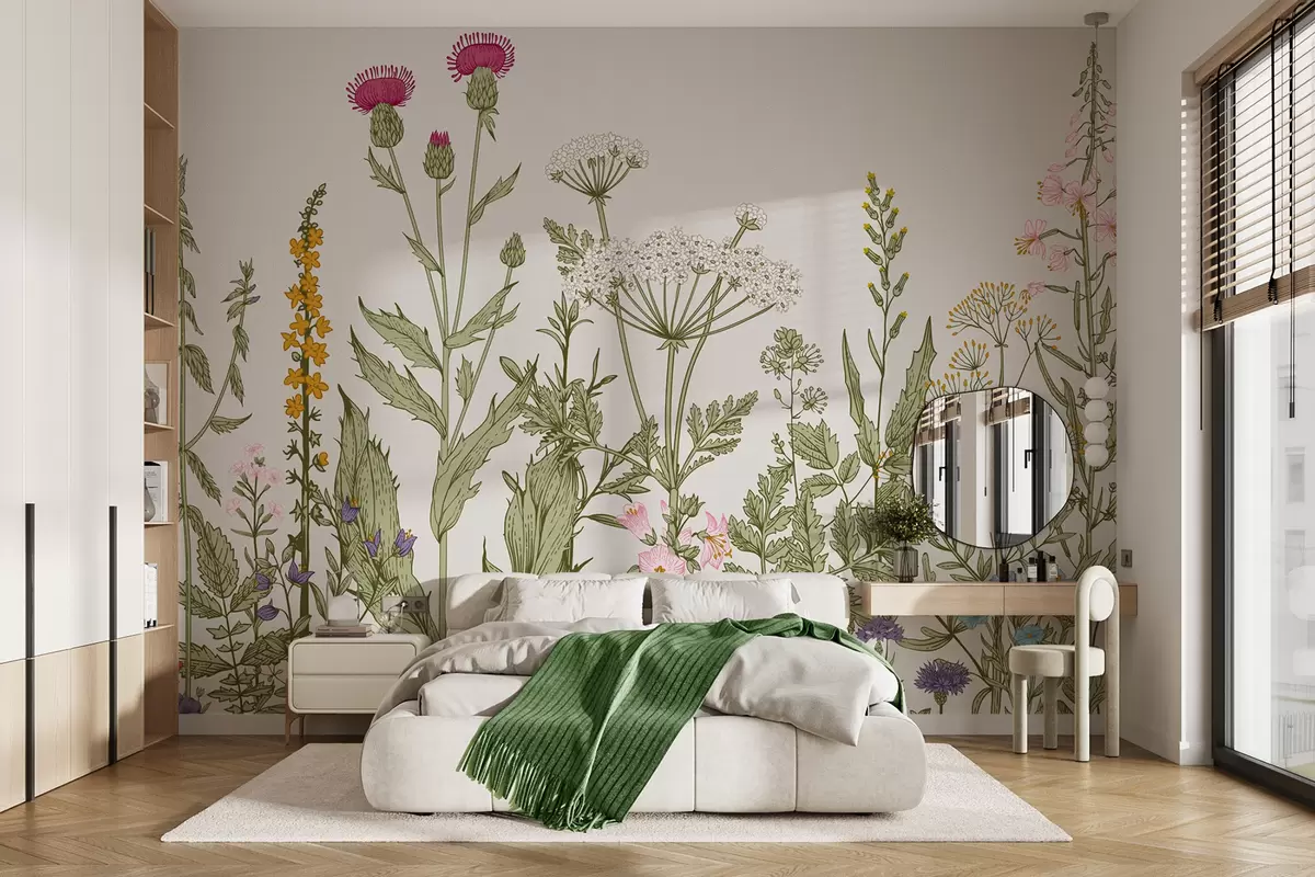 Fototapetai Boho stiliaus augalai u71743