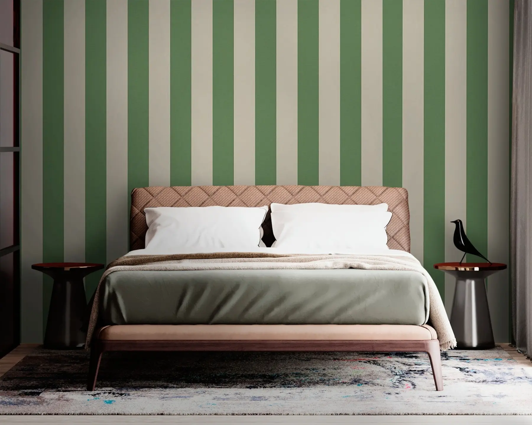 Fototapetai Alyvuogių spalvos dryžiai u71654