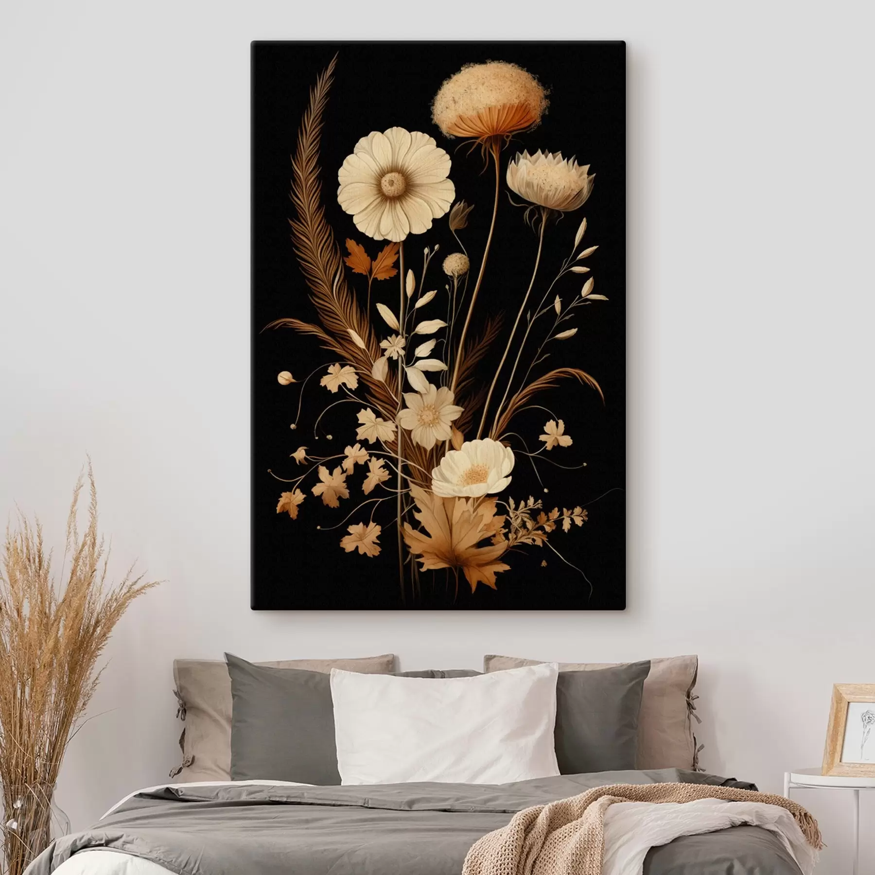 Paveikslėlis Šiltų tonų botaninė puokštė s45272