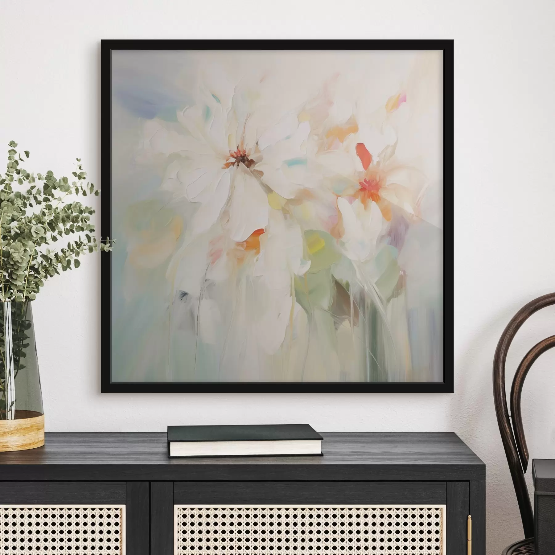 Fototapetai Gėlės imitacijos tapyba f45306