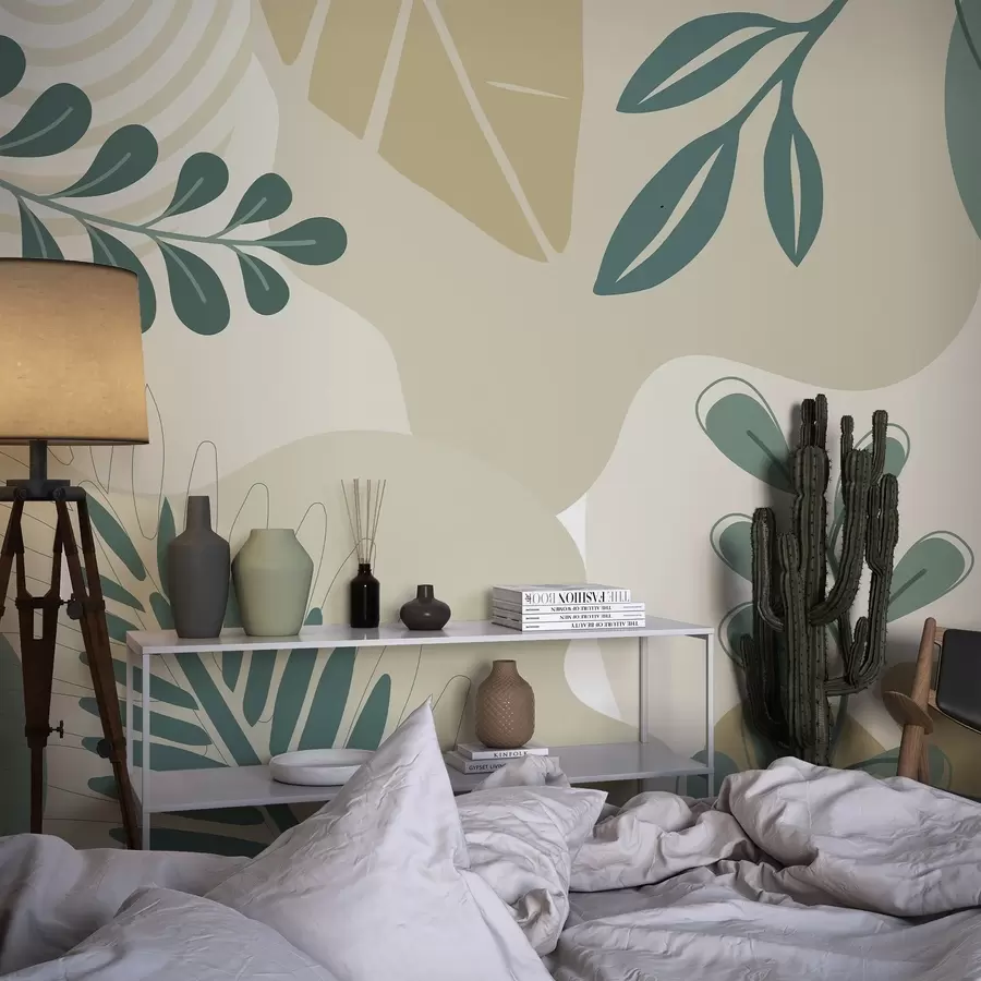 Fototapetai Abstrakcija, lapai w04366v2