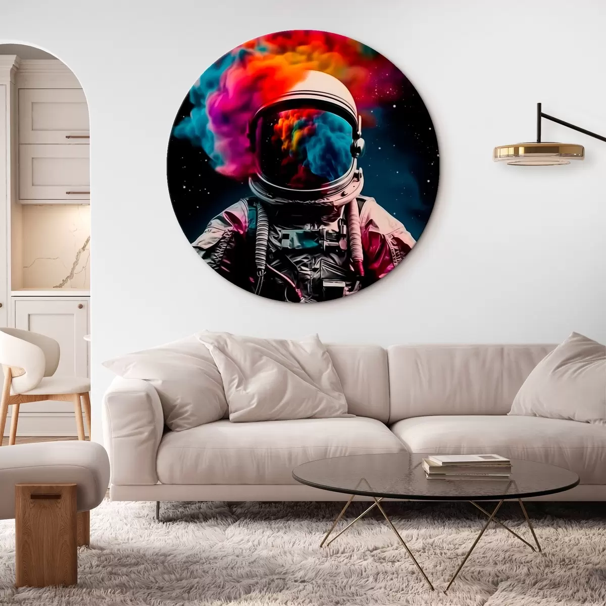 Apvalūs paveikslai Astronautas r45326