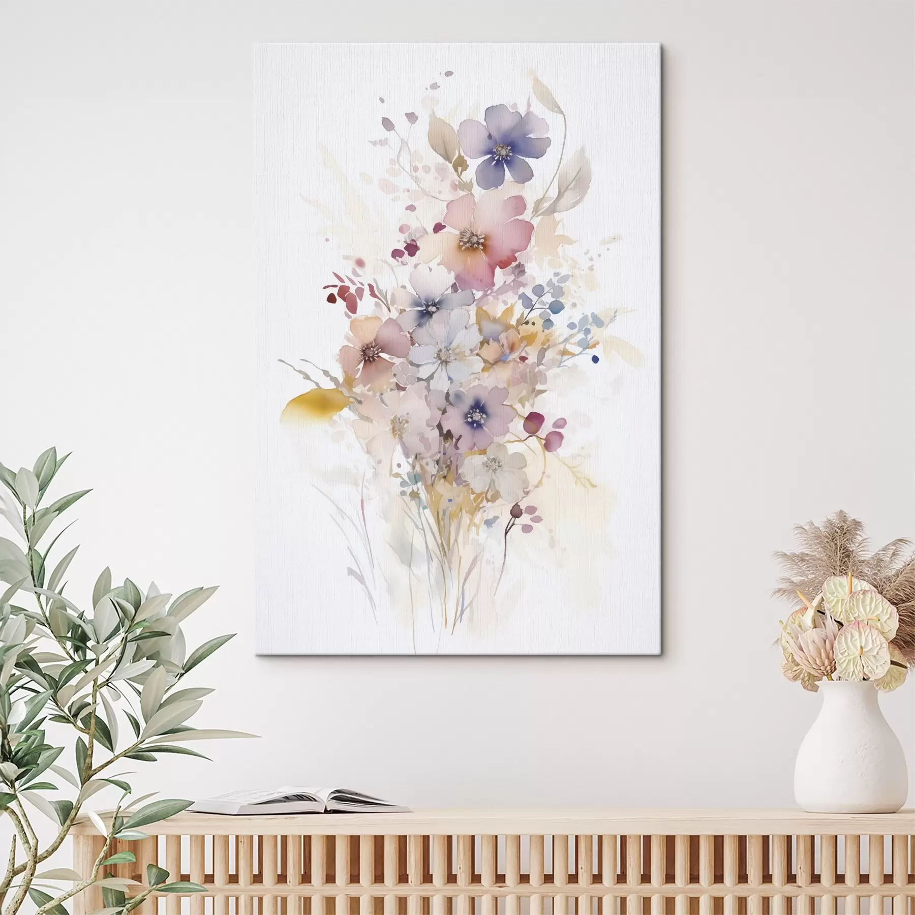 Paveikslėlis Gėlės imituoja akvarelę s45353