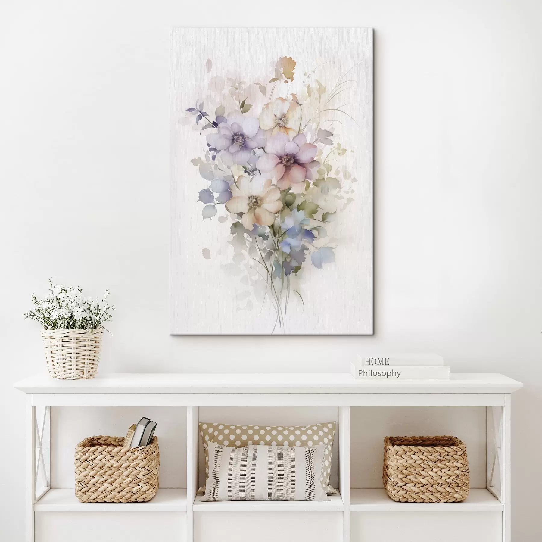 Paveikslėlis Gėlės imituoja akvarelę s45354