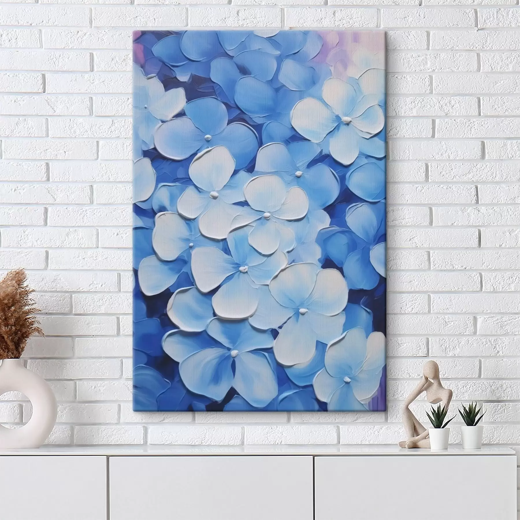 Paveikslėlis Hortenzijos imitacijos tapyba s45357