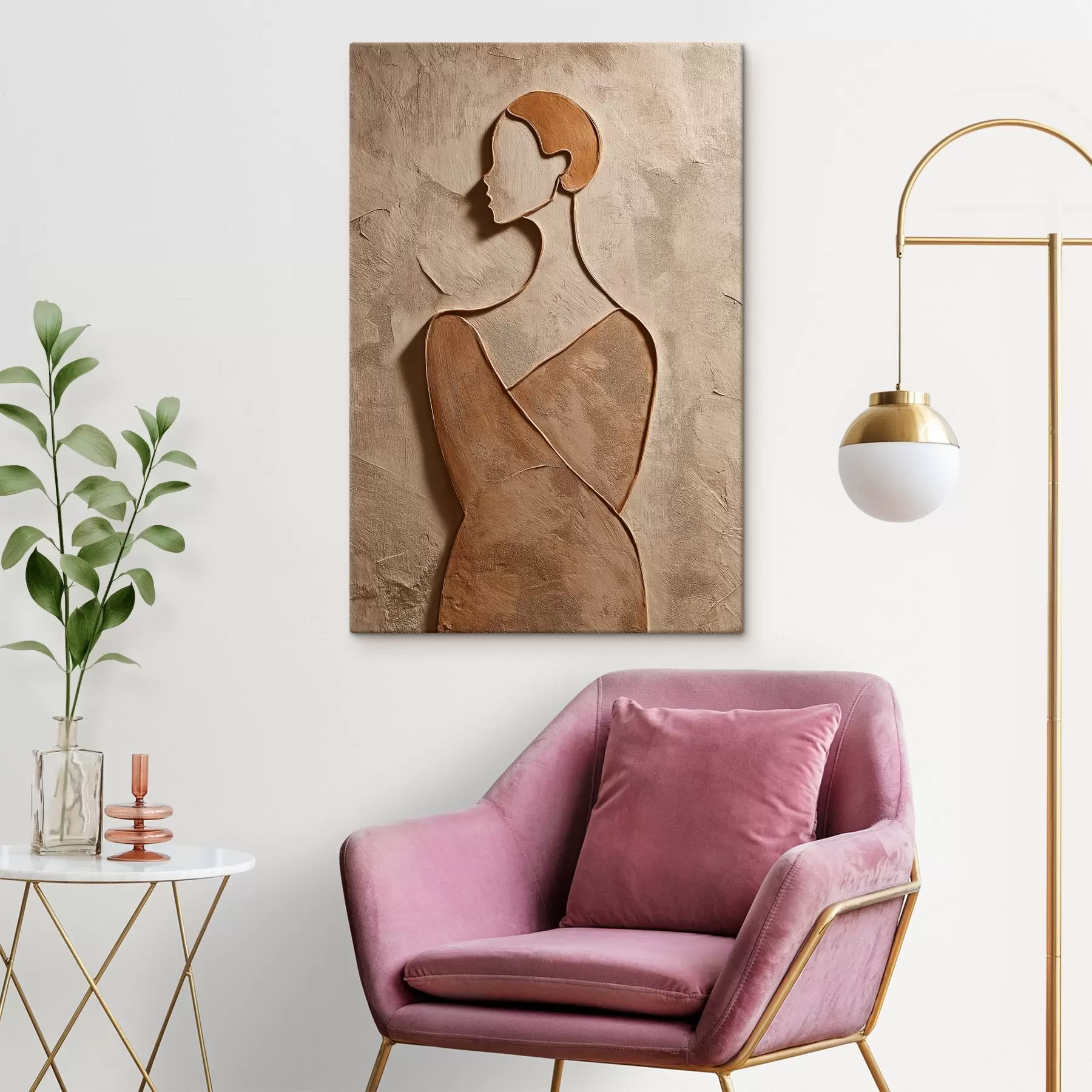 Paveikslėlis Abstraktus moters veidas s45396