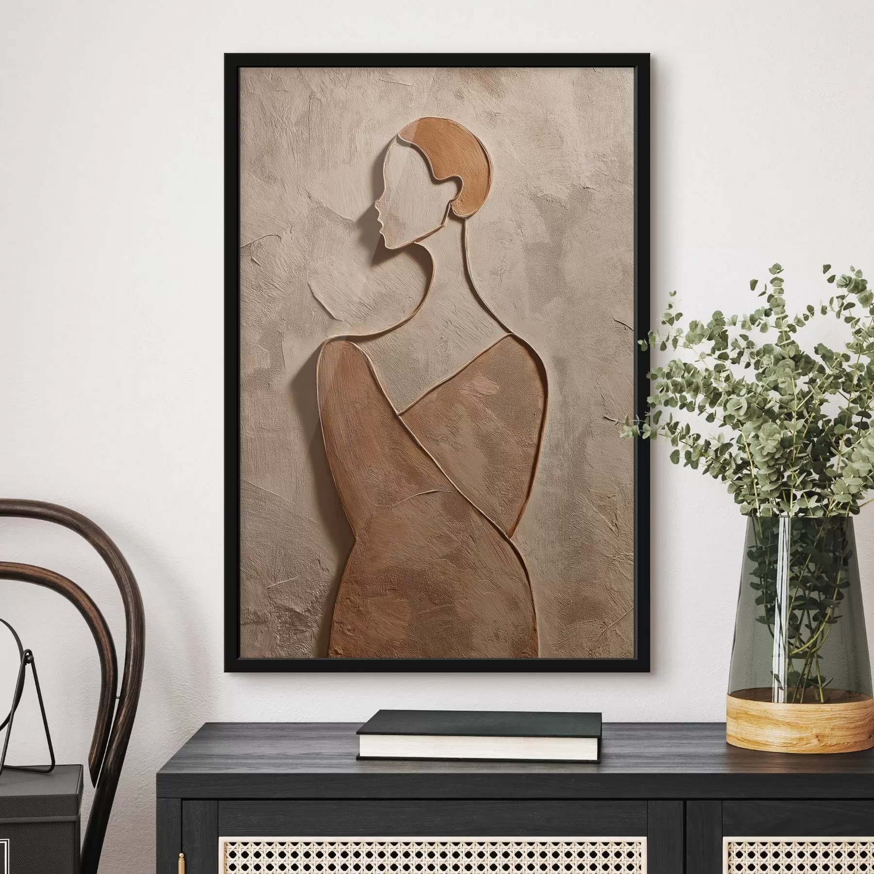 Fototapetai Abstraktus moters veidas f45396