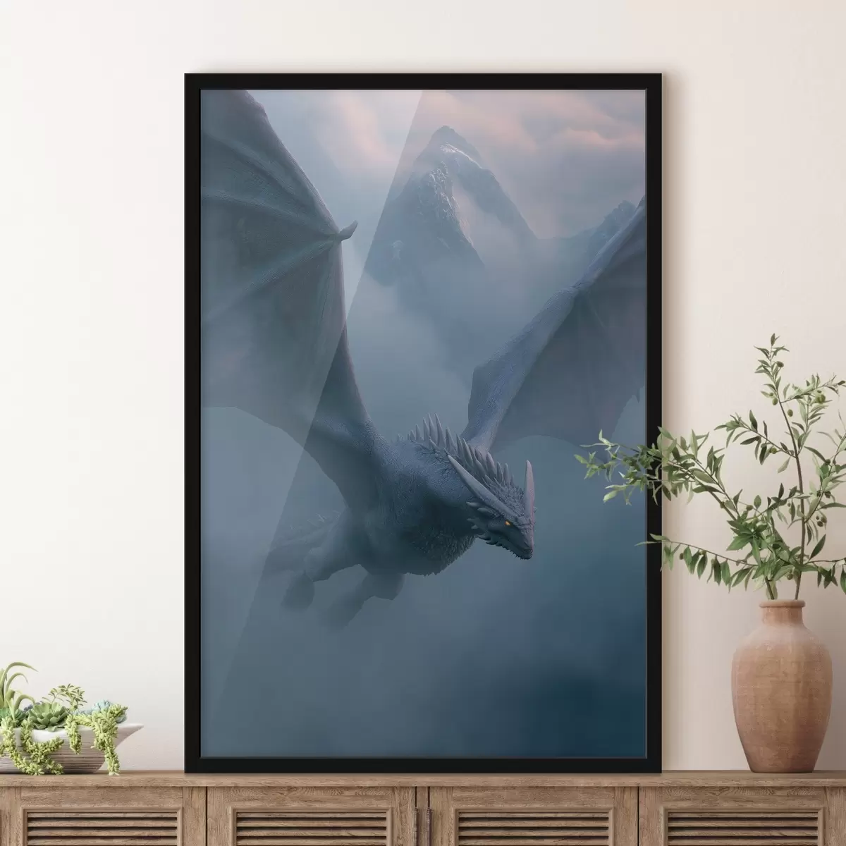 Plakatas Tamsusis drakonas danguje f45411