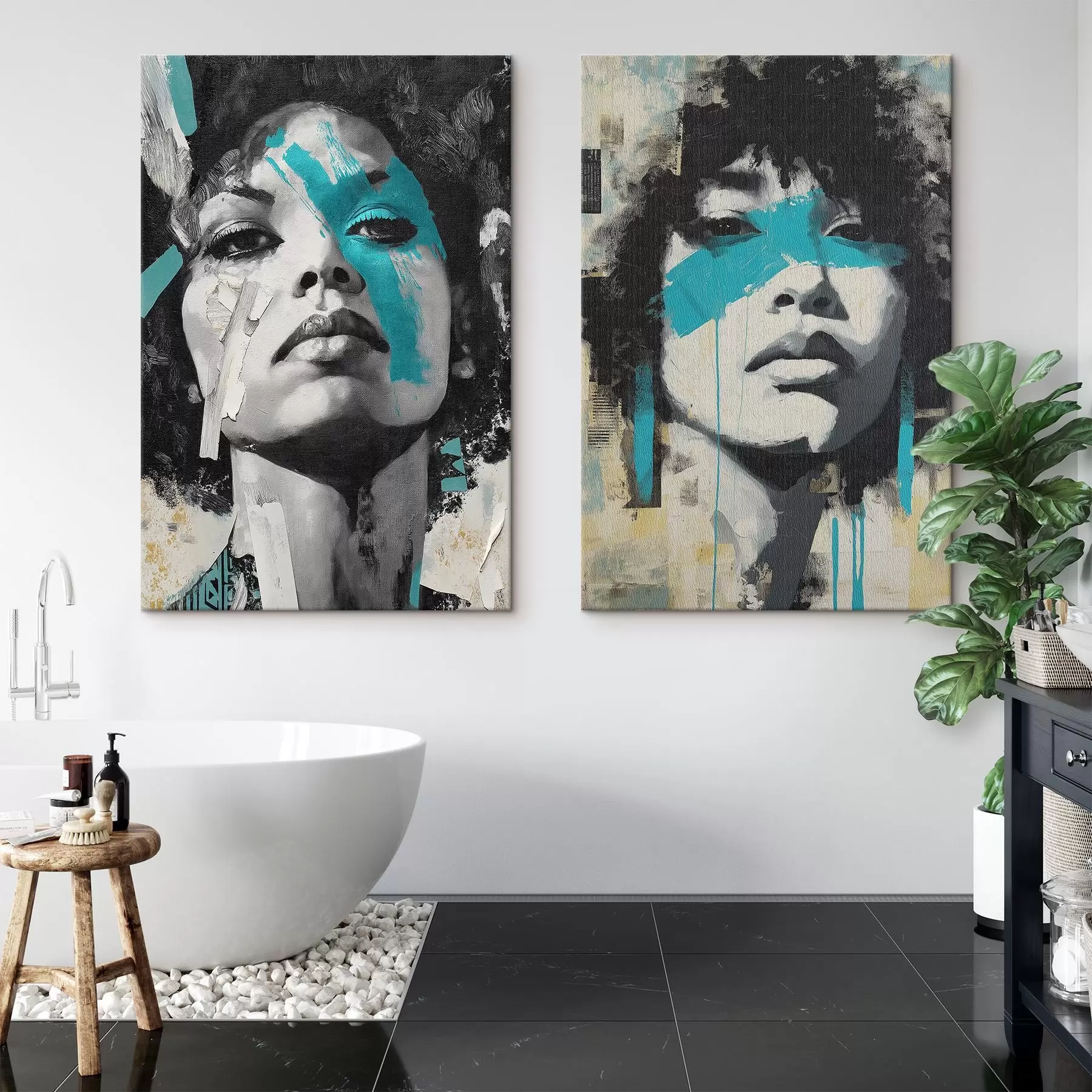 Paveikslėlis Abstraktus moters veidas m00602