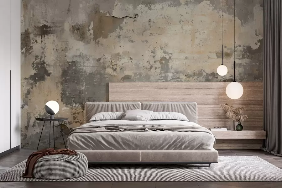 Fototapetai senos sienos su tekstūra imitacija w04311