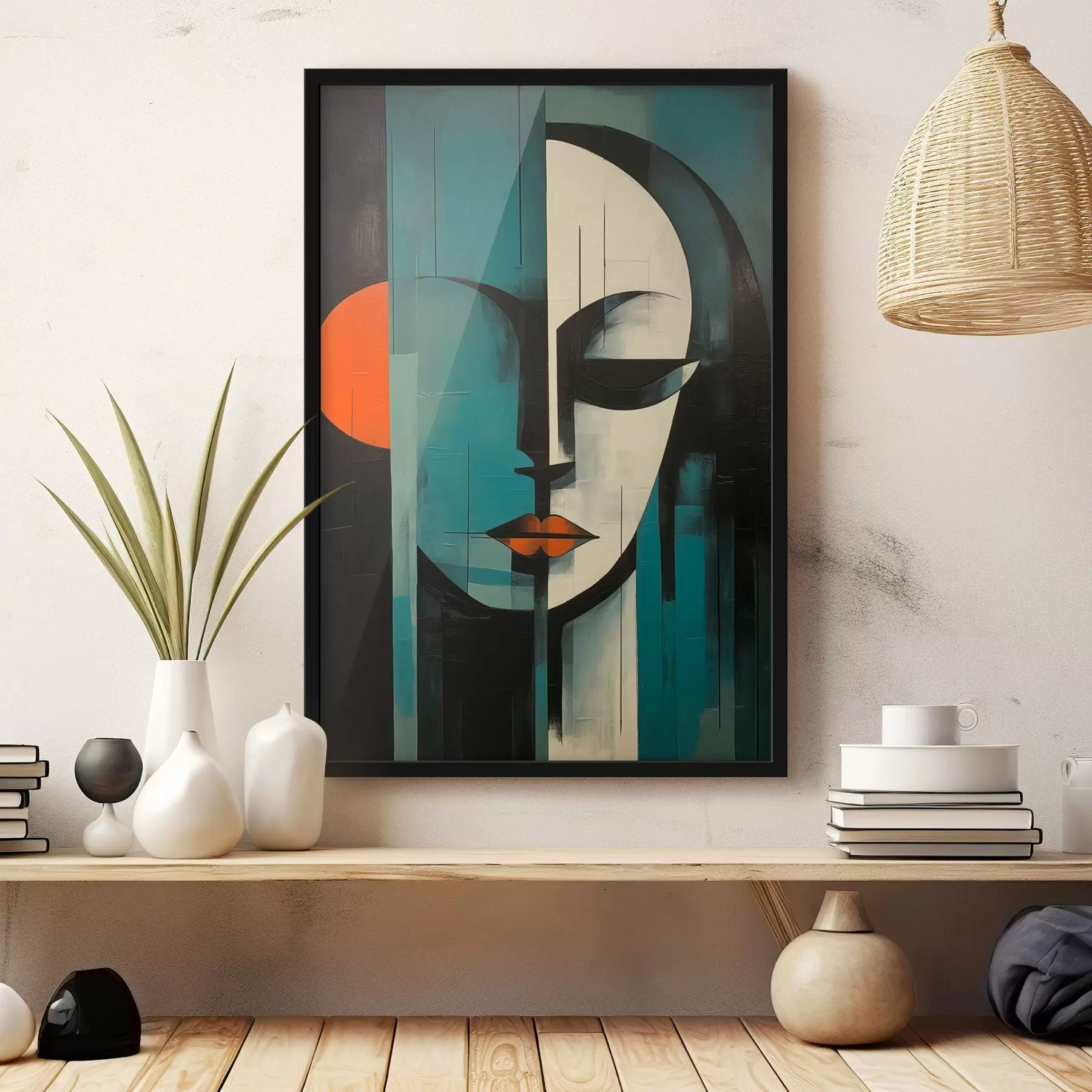 Fototapetai Abstraktus moters portretas f45437