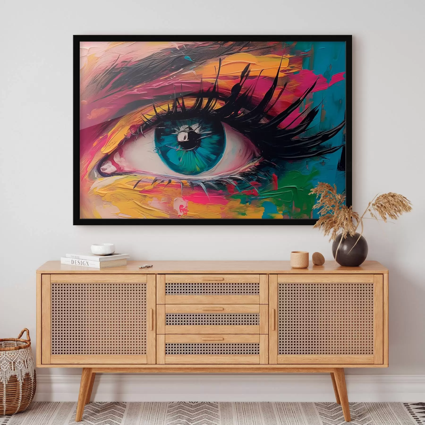 Fototapetai Akis abstrakčiame fone f45440