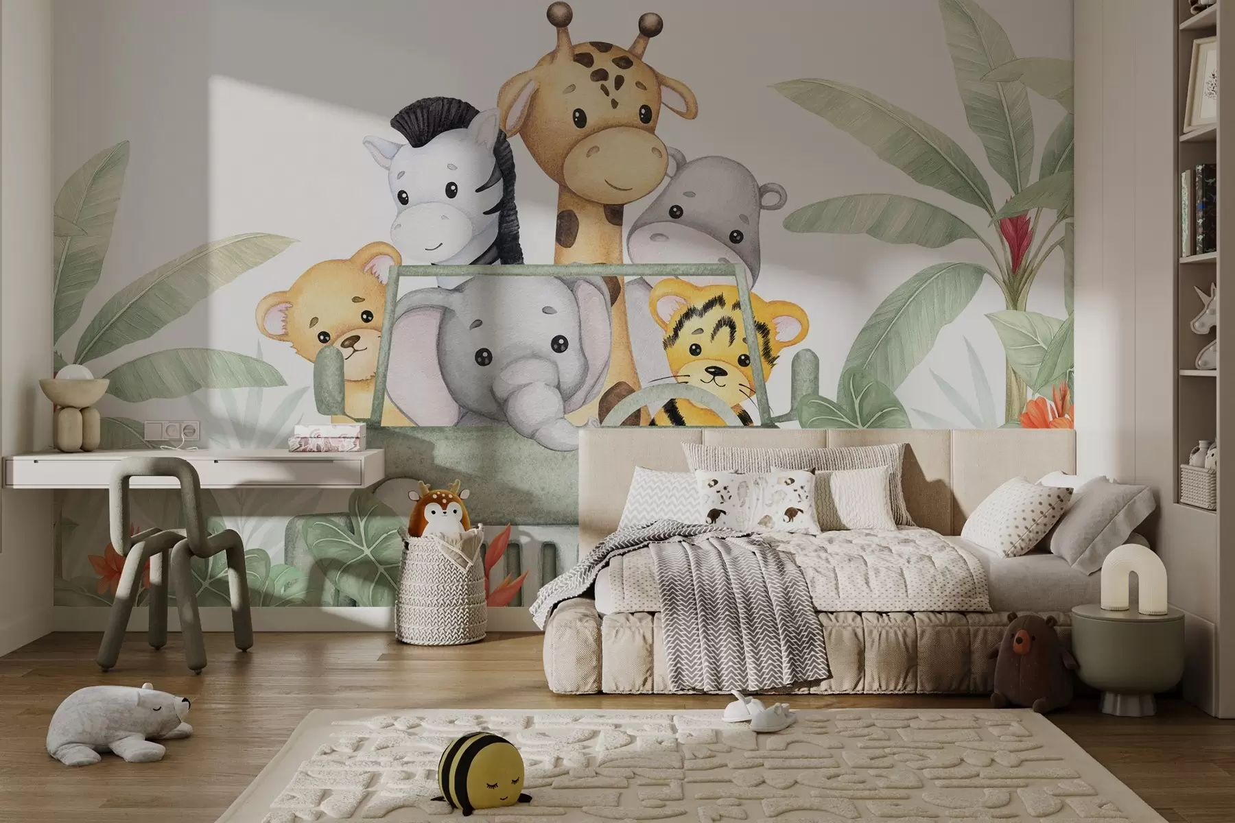 Fototapetai Mieli gyvūnai tropikuose w04413