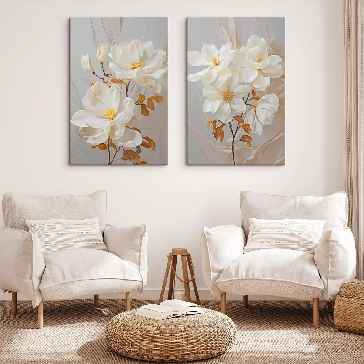 Paveikslėlis Subtilios abstrakčios gėlės m00611