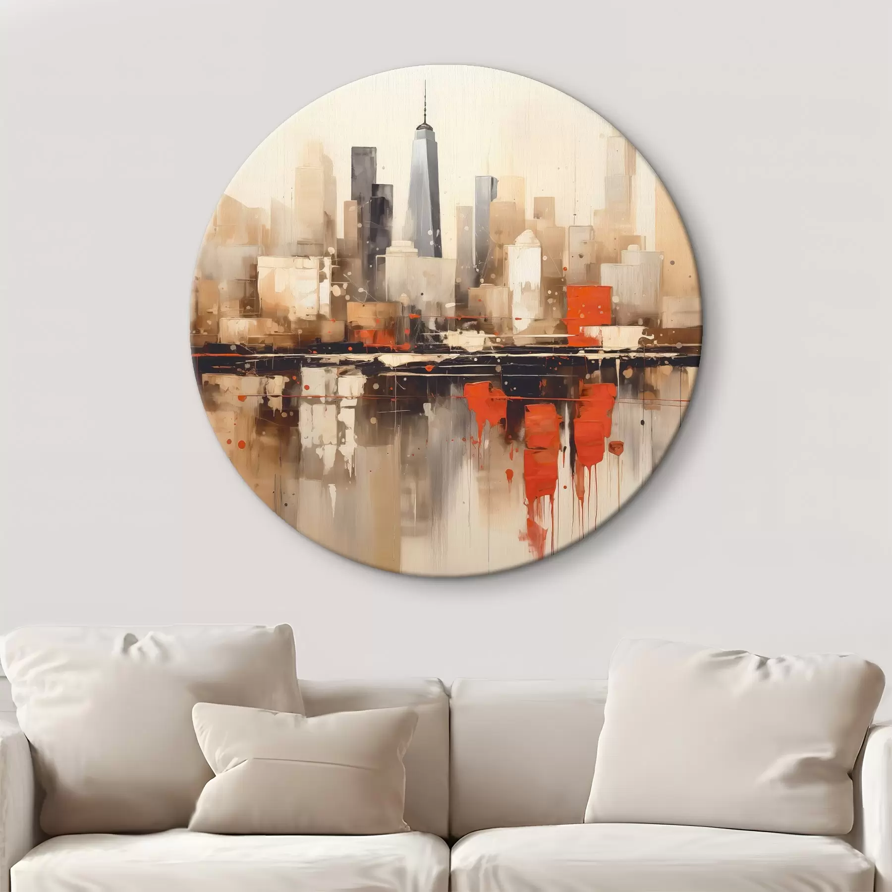 Paveikslėlis Abstraktus miesto peizažas r45368